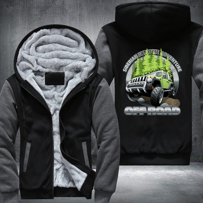 Jeep Jacket Offroad 4x4 Fleece Jacket iiGears Apparel