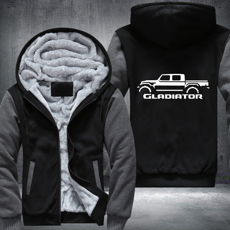 Jeep Fleece Jacket 4x4 Glad Truck Fleece Jacket