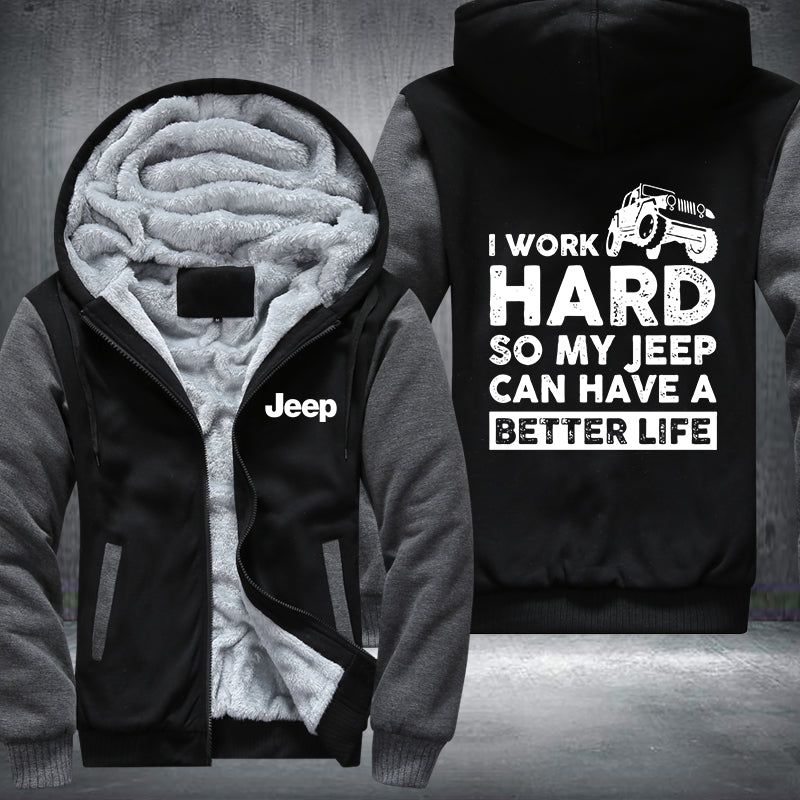 Jeep Fleece Jacket iiGears Apparel