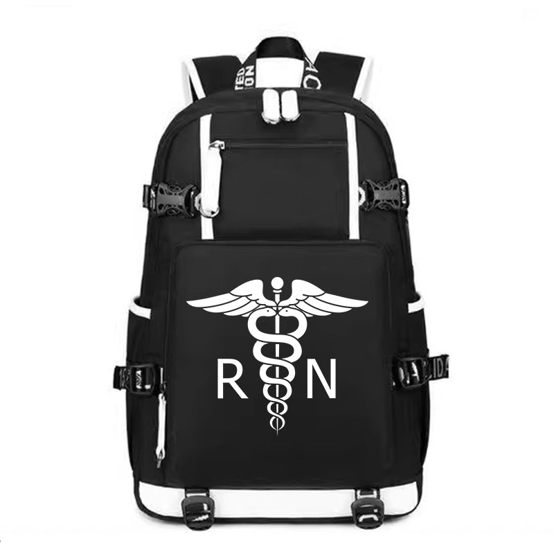 RN Nurse Backpack (white)