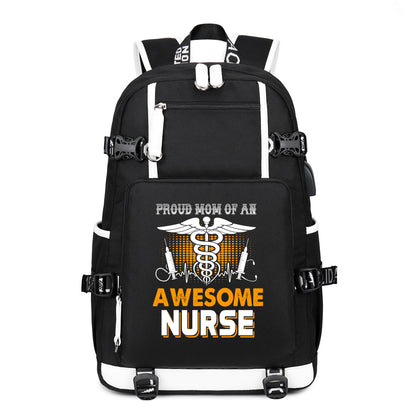 Mom Of A Nurse Backpack