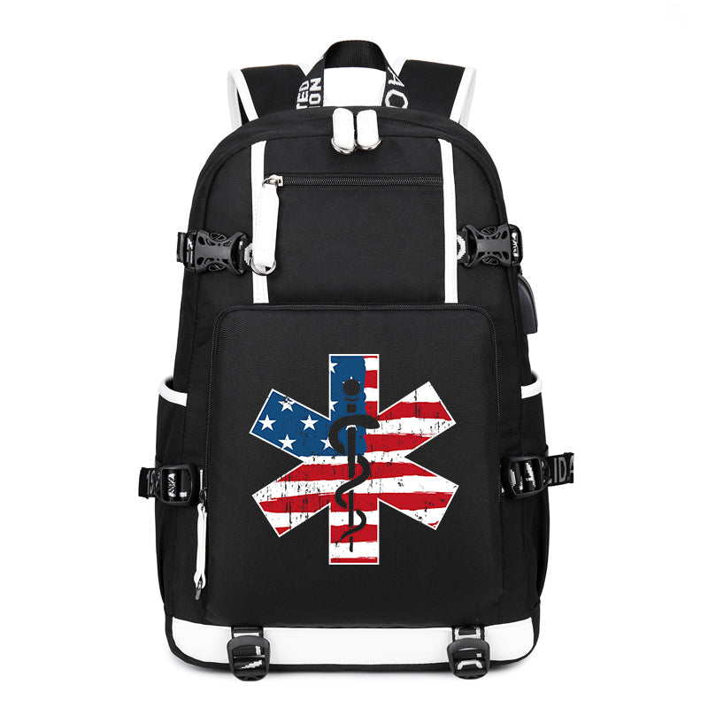 Nurse US Flag Backpack