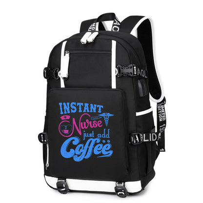 Nurse Coffee Backpack