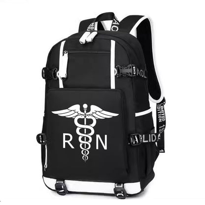 RN Nurse Backpack (white)