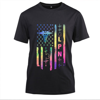 LPN Nurse Flag T-shirt