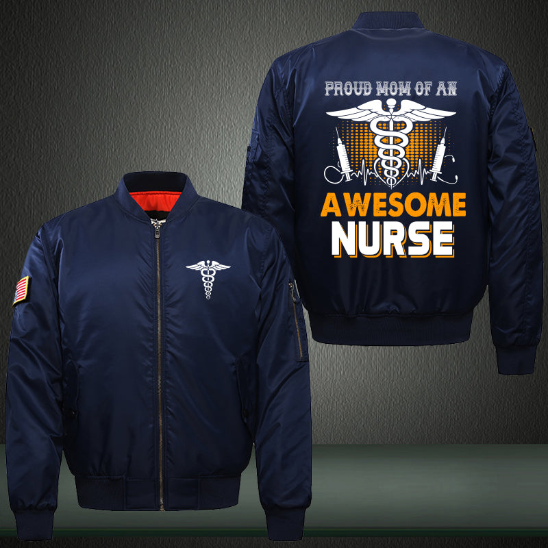 Mom Of A Nurse Bomber Jacket