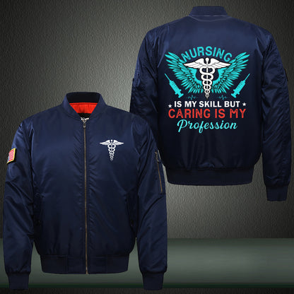 Caring Nurse Bomber Jacket