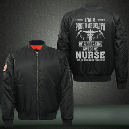 Proud Nurse Bomber Jacket