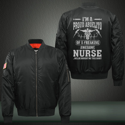 Proud Nurse Bomber Jacket