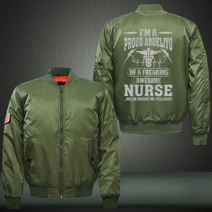 Proud Nurse Bomber Jacket