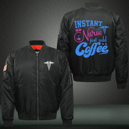 Nurse Coffee Bomber Jacket