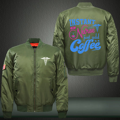 Nurse Coffee Bomber Jacket