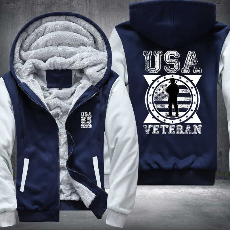 USA Veteran Fleece Jacket