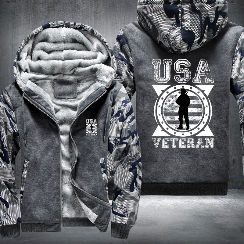 USA Veteran Fleece Jacket