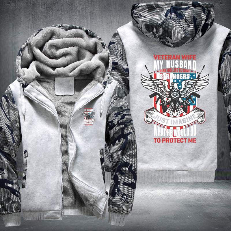 Veteran's Wife Fleece Jacket