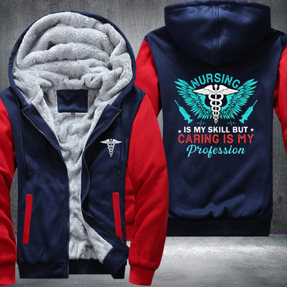 Caring Nurse Fleece Jacket