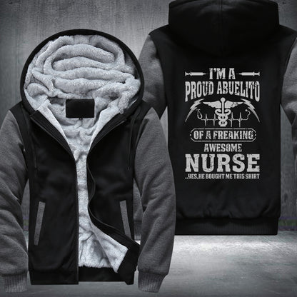 Proud Nurse Fleece Jacket