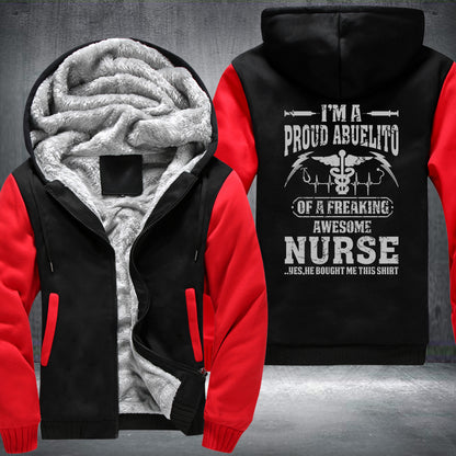 Proud Nurse Fleece Jacket