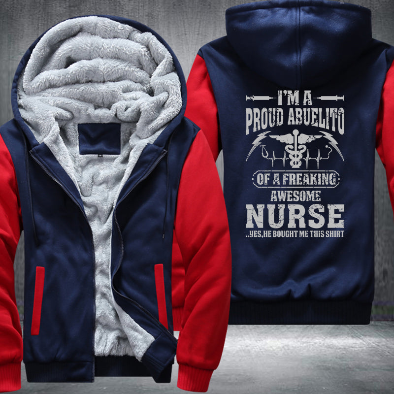 Proud Nurse Fleece Jacket