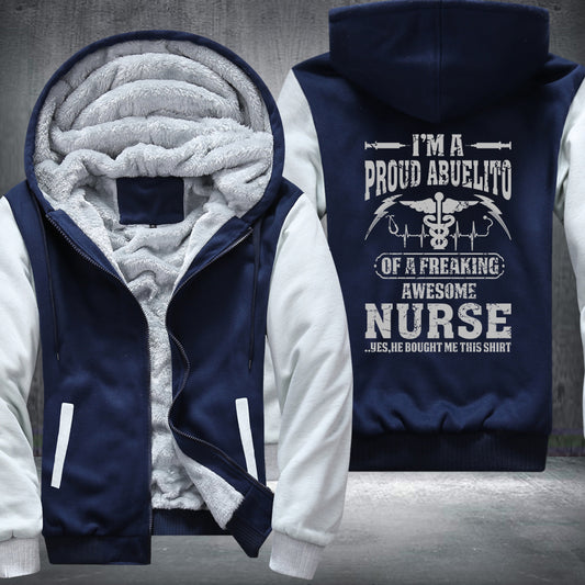 Proud Nurse Fleece Jacket