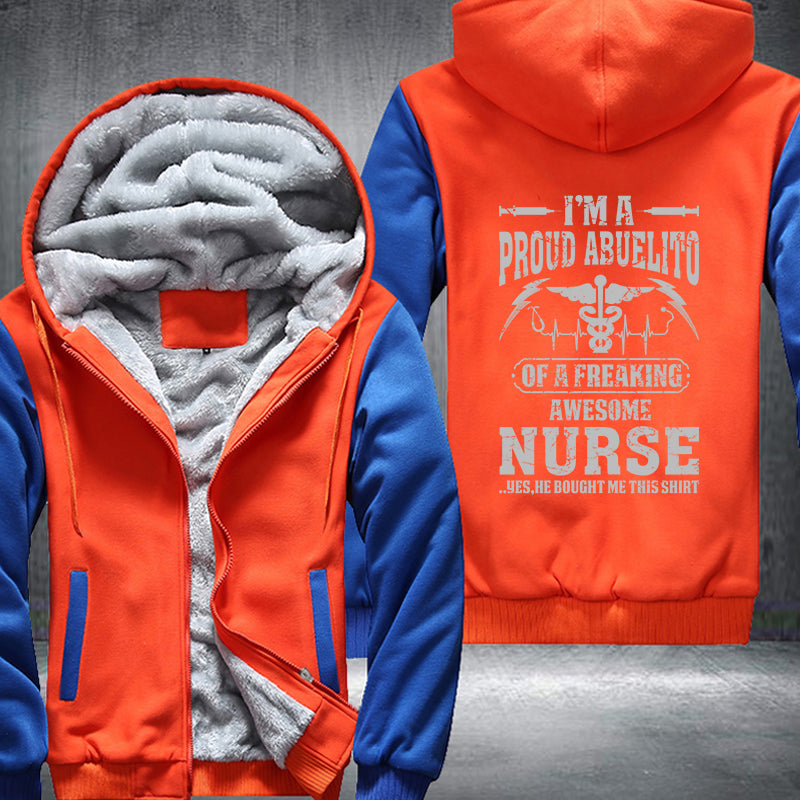 Proud Nurse Fleece Jacket