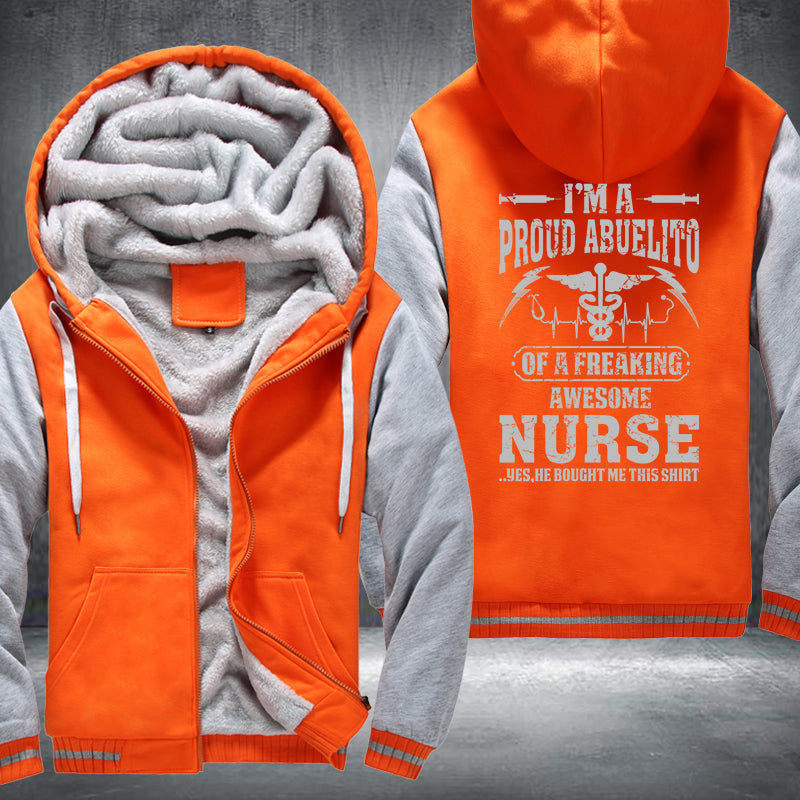 Proud Nurse Fleece Jacket