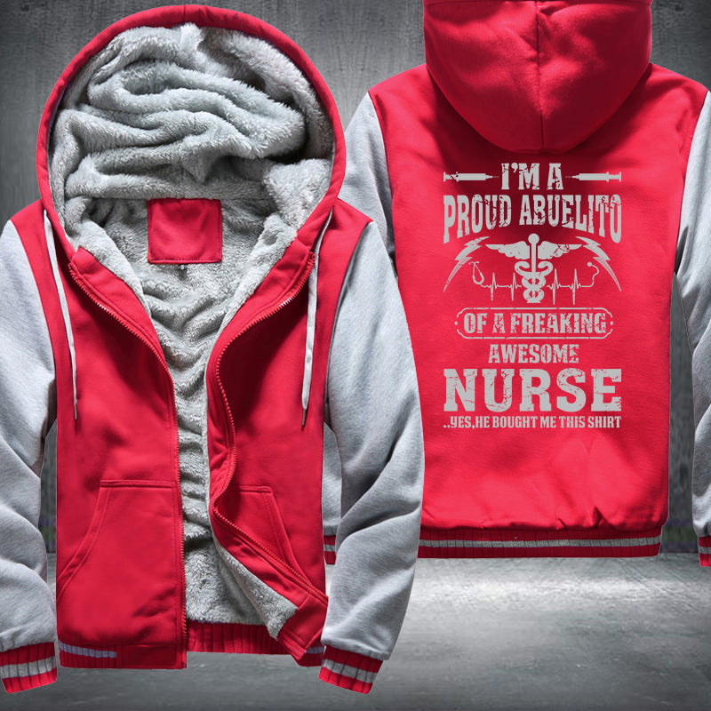 Proud Nurse Fleece Jacket