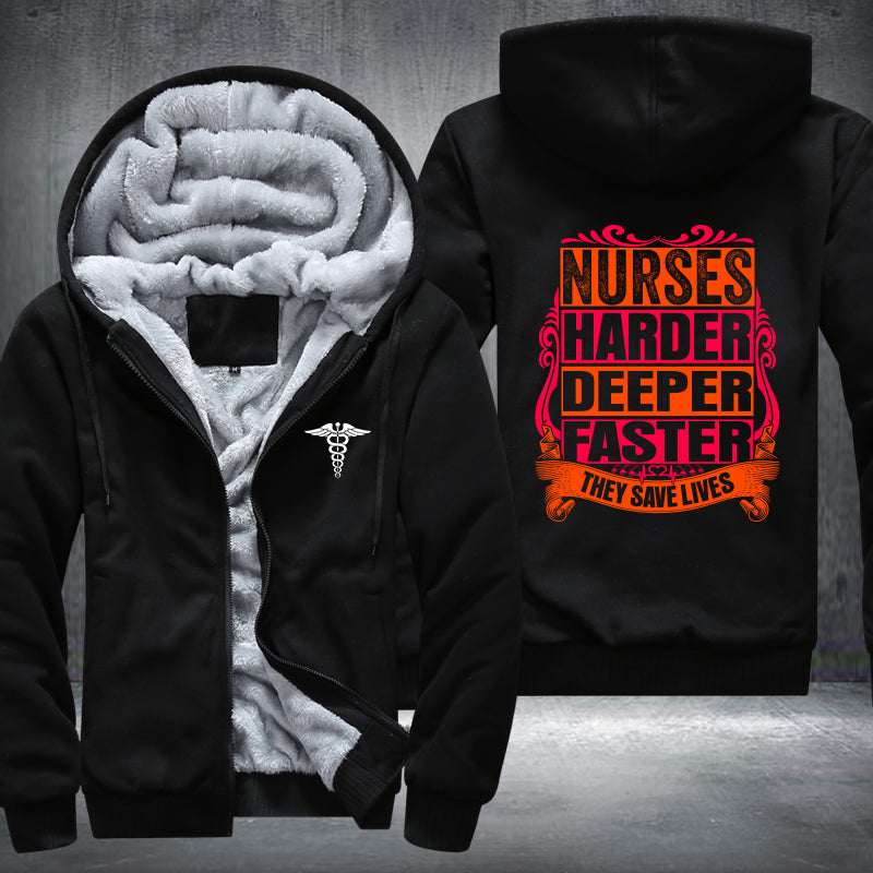 Nurse Saves Lives Fleece Jacket