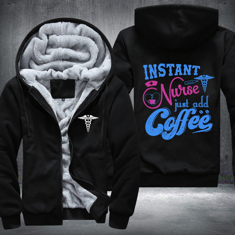 Nurse Coffee Fleece Jacket