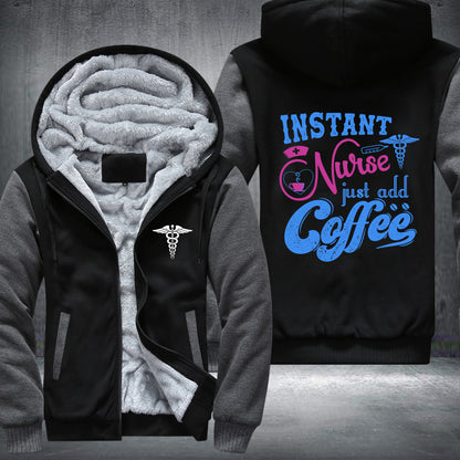 Nurse Coffee Fleece Jacket