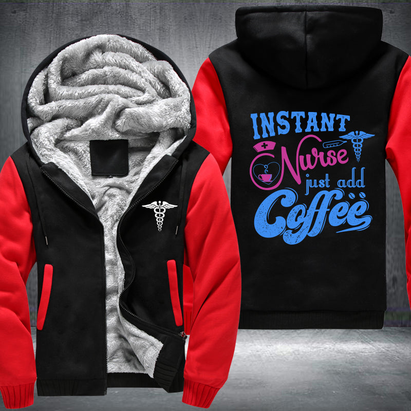 Nurse Coffee Fleece Jacket