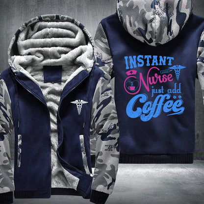 Nurse Coffee Fleece Jacket