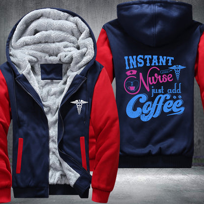 Nurse Coffee Fleece Jacket