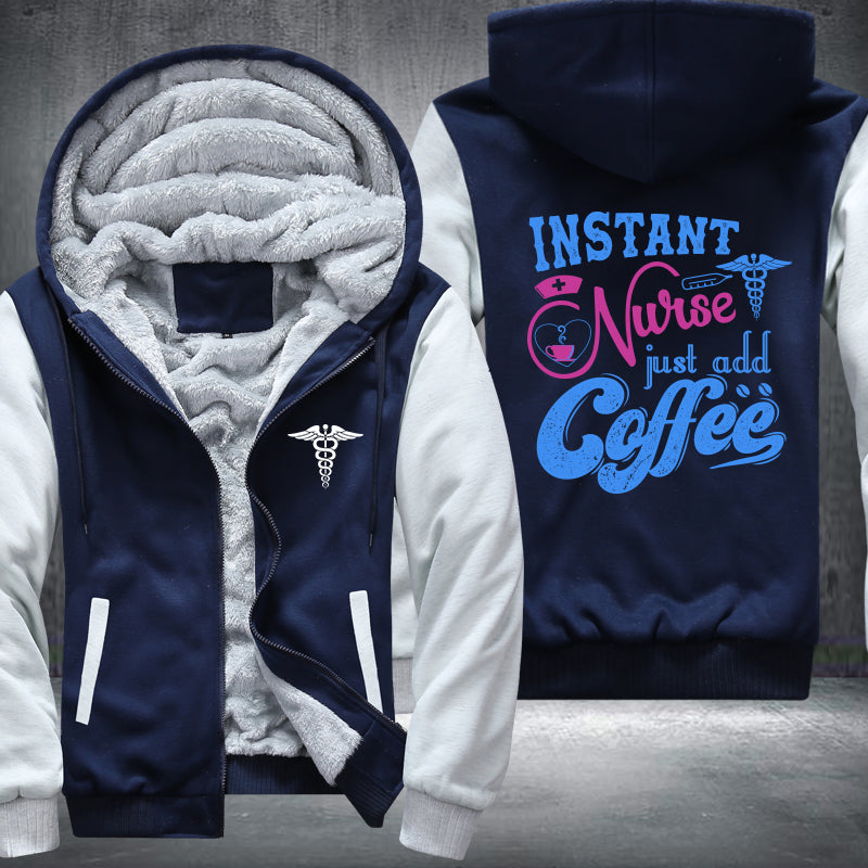 Nurse Coffee Fleece Jacket