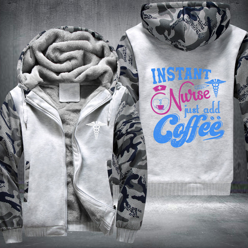 Nurse Coffee Fleece Jacket