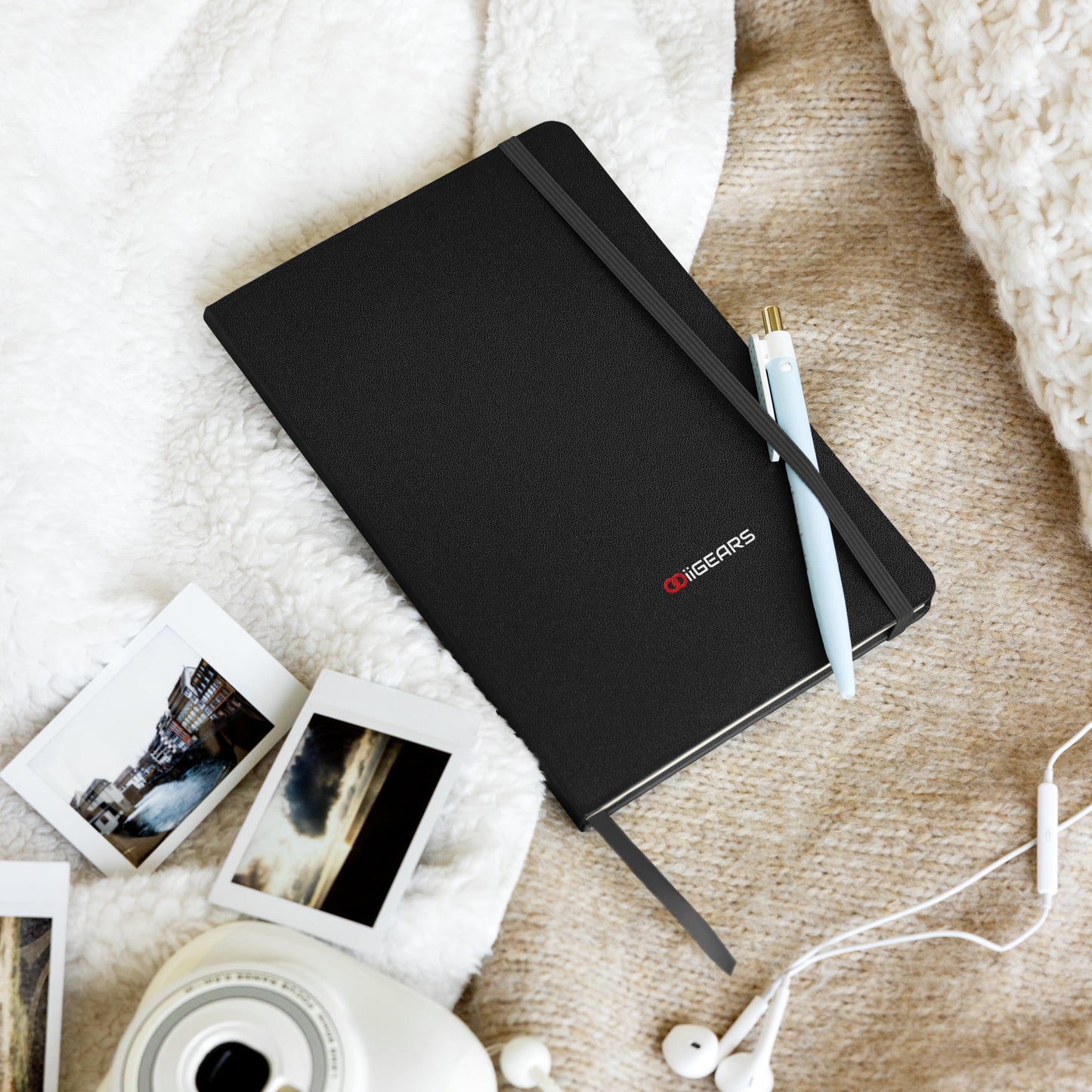 Hardcover bound notebook