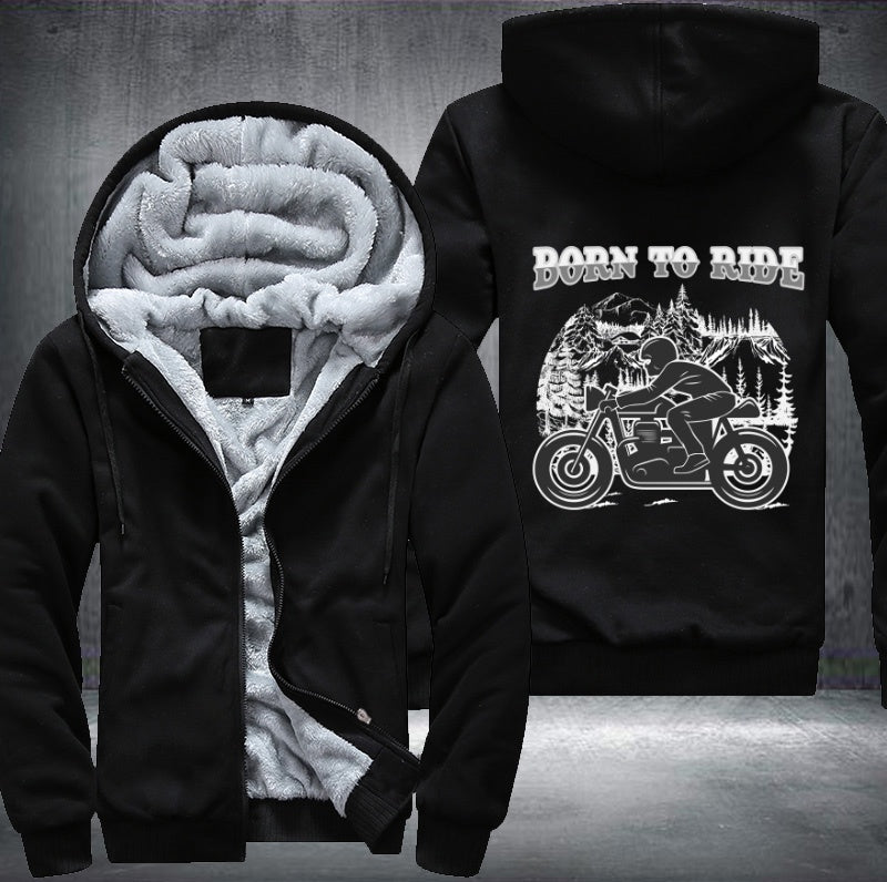 Born to ride design Fleece Jacket