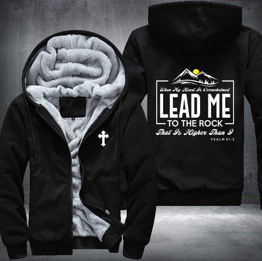 Lead me to the rock Fleece Jacket