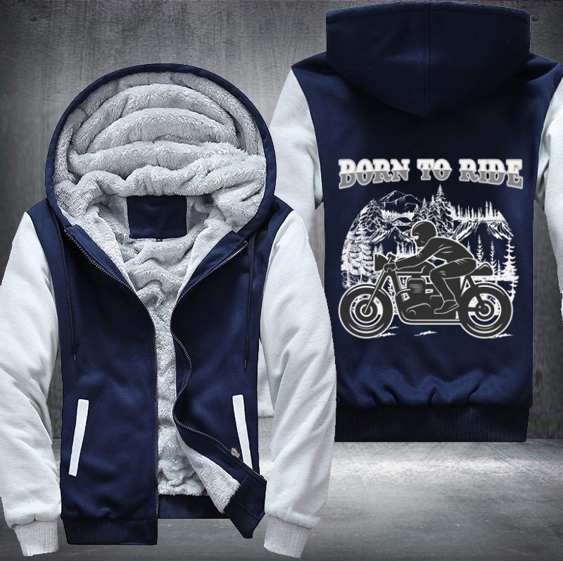 Born to ride design Fleece Jacket