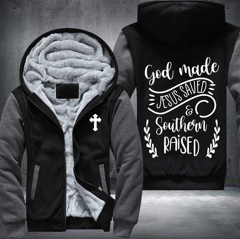 God made Jesus saved and southern raised Jacket