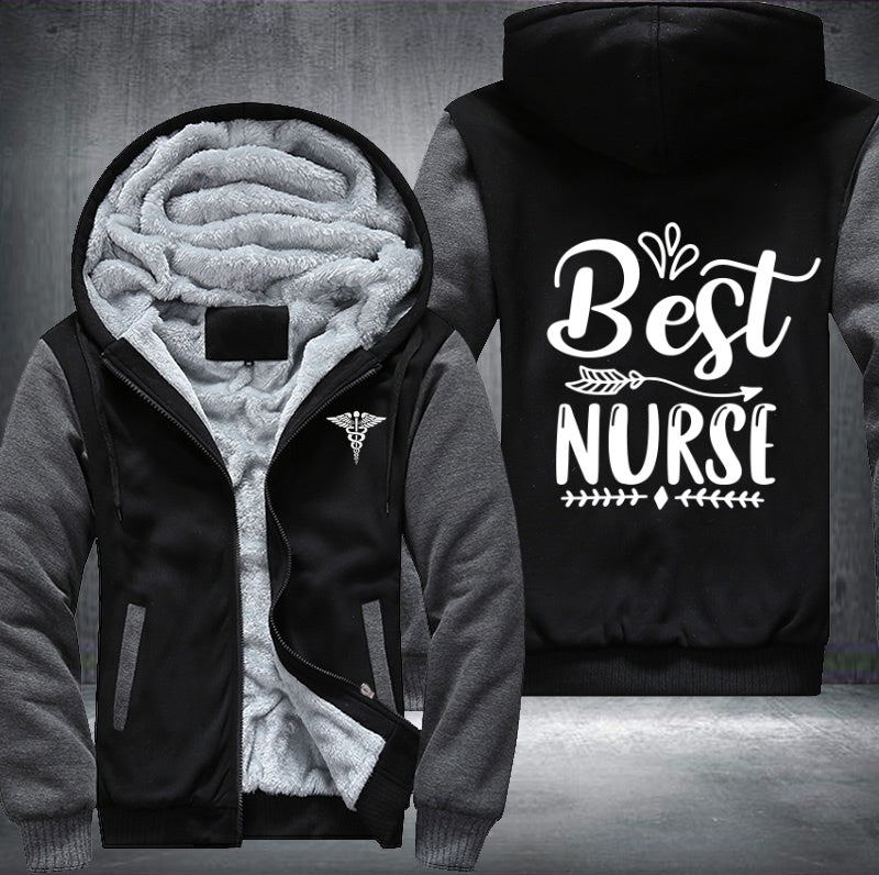 Best Nurse Fleece Jacket