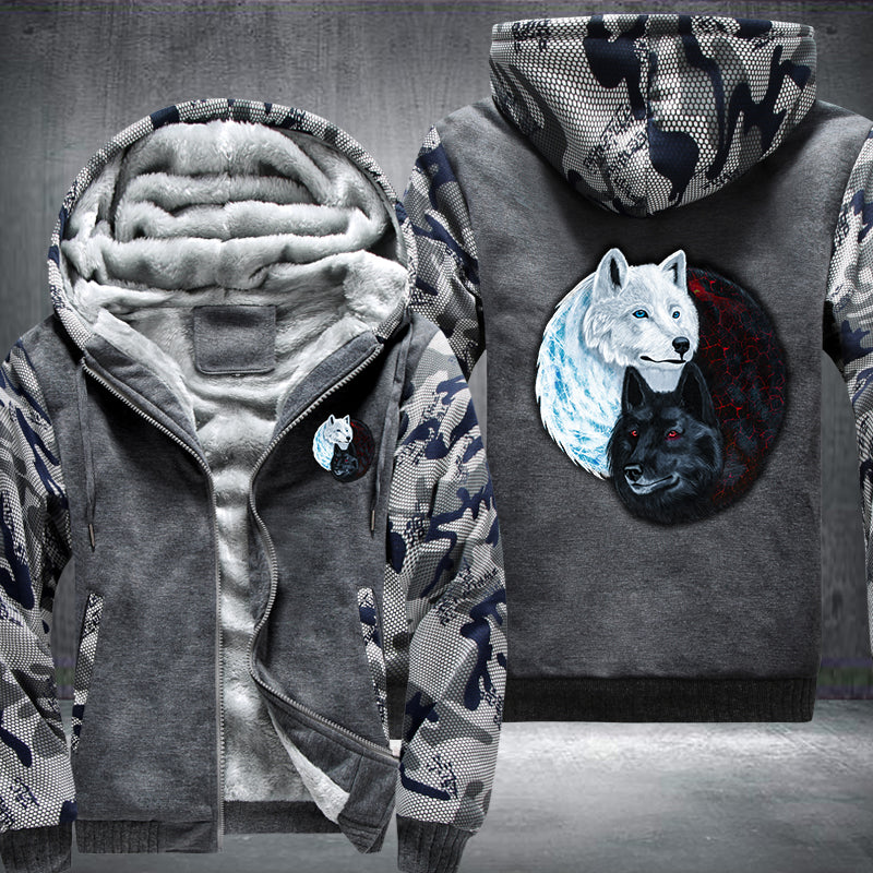 Yin yang wolf hoodie sale