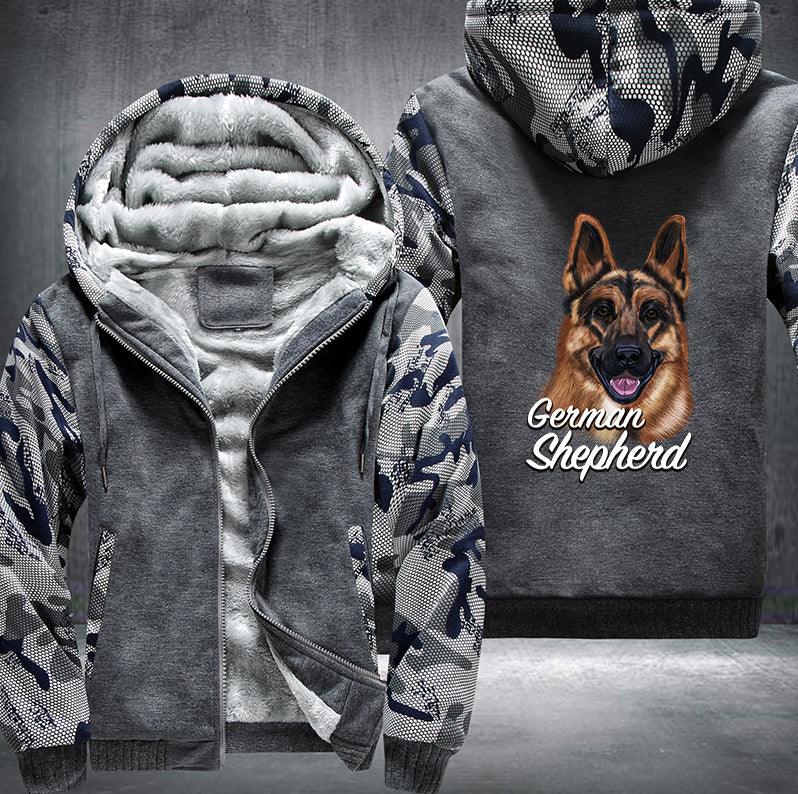 German shepherd fleece jacket hotsell