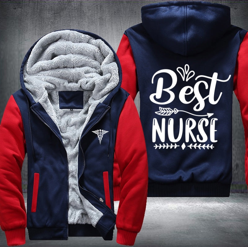 Best Nurse Fleece Jacket